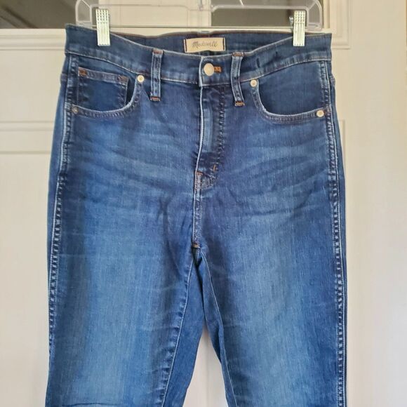 Madewell 10" High Rise Skinny Jeans Elinor Wash Stretch Women's Size 29T - Picture 2 of 6